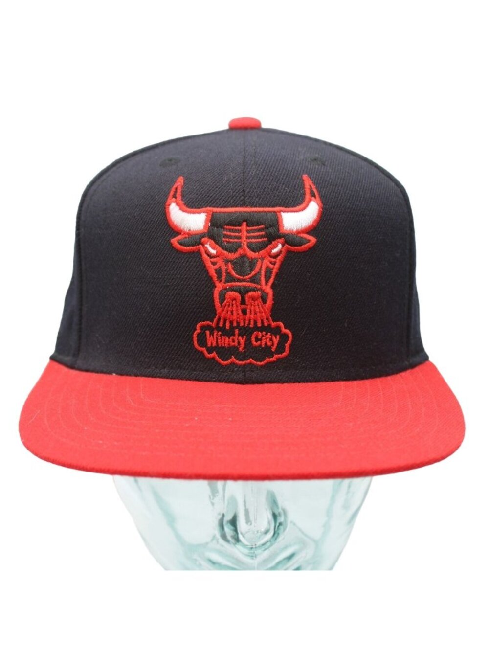 Chicago Bulls Windy City NBA Basketball Mitchell Ness Snapback Hat Cap Hardwood